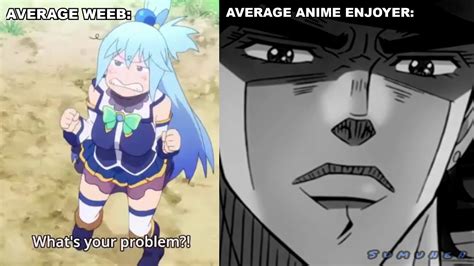 Average Weeb Vs Average Anime Enjoyer Youtube