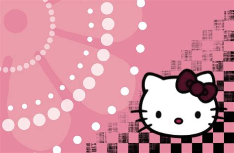 Hello Kitty Wallpapers Black Wallpaper Cave