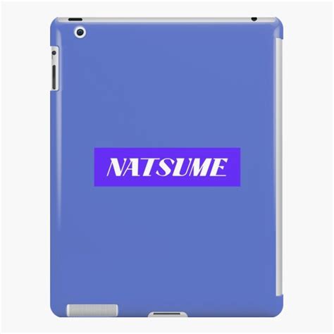 Natsume ナツメ Logo Ipad Case And Skin By Rubencrm Redbubble