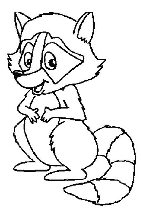 This content for download files be subject to copyright. Cartoon-Raccoon-Coloring-Pages.jpg (600×897) | Animal ...