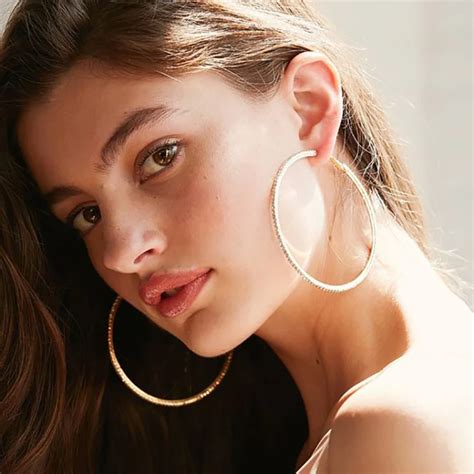 Aliexpress Buy Cm Cm New Fashion Jewelry Huge Hoop Earring