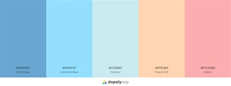 15 Blue Color Palette Inspirations With Names And Hex Codes Inside Colors