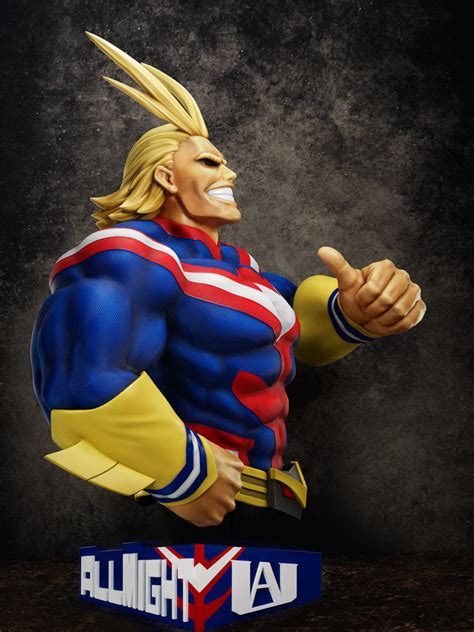 Exclusive My Hero Academia All Might 11 Polyrein Bust By Fnex