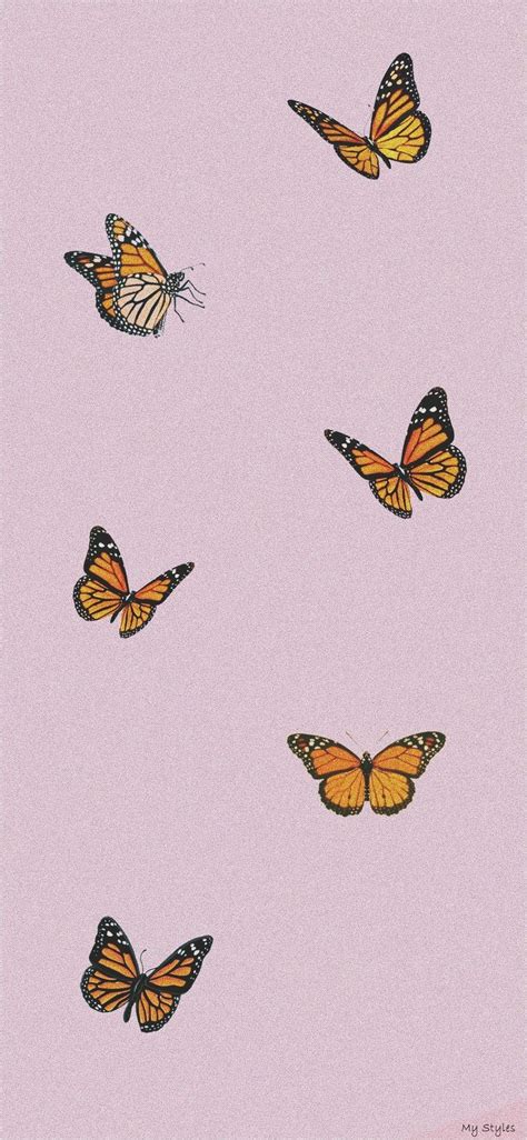 Butterfly Aesthetics Wallpapers Wallpaper Cave
