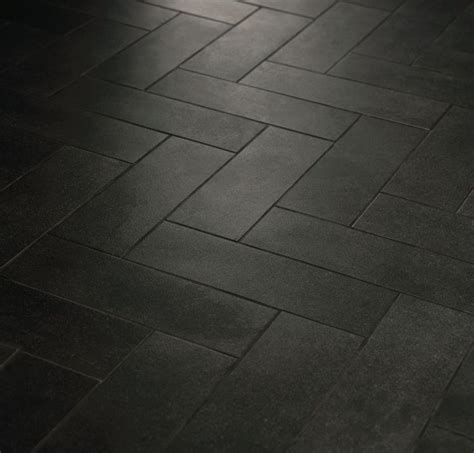 Which is the best marble for floor tiles? Pikku Varpunen Black Herringbone Tile Bathroom Design ...