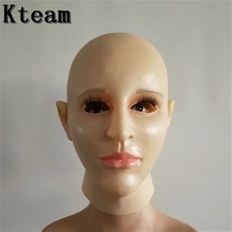 2019 Female Mask Latex Silicone Realistic Human Skin Mask Halloween