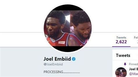 Joel embiid had a frustrating series, battling a sickness and knee ailment which both limited him, and he let it joel embiid sobbed as he walked off the court in a dramatic scene after kawhi leonard's. Embiid changes Twitter avatar to crying face | theScore.com