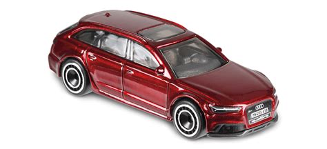 17 Audi Rs6 Avant In Red Factory Fresh Car Collector Hot Wheels