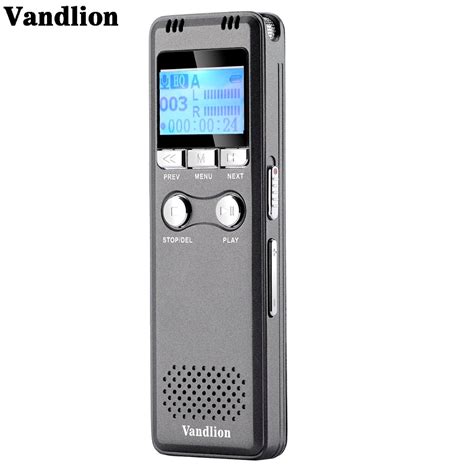 Vandlion V30 Gray Digital Voice Recorder 8g 16g Voice Activated