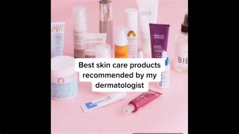 Best Skin Care Products Recommended By My Dermatologist Youtube