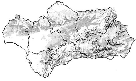 Mapas Mudos De Andalucía Para Trabajar El Día De Andalucía Portal