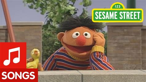 Sesame Street Ernie Sings Somebody Come And Play Youtube