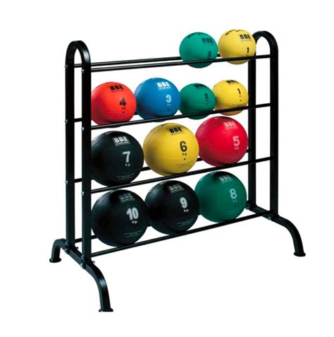 Wall Ball Rack Four Tier Fitness Equipment Ireland Best For