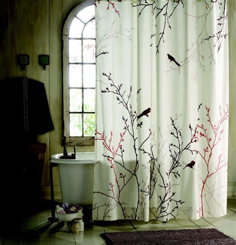 curtains   style bird themed shower curtains