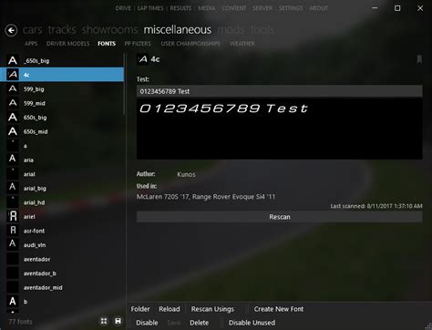 Assetto Corsa Content Manager