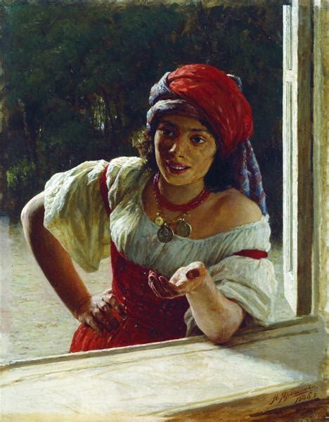 Gypsy Woman 1886 Mykola Yaroshenko