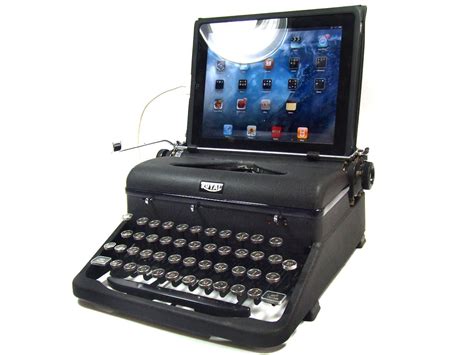 Usb Typewriter Computer Keyboard Royal Aristocrat W Black