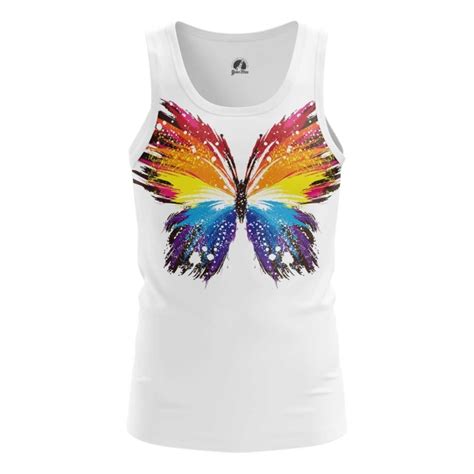 Tank Butterfly Rainbow Art Vest Idolstore Merchandise And Collectibles