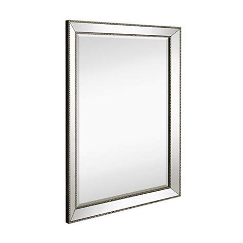 angled beveled mirror frame with beaded accents hamilton hills