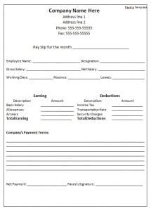 Pay stub template exceltemplate net by exceltemplate.net. 10+ Payslip Formats Word and Excel - Free Sample Templates