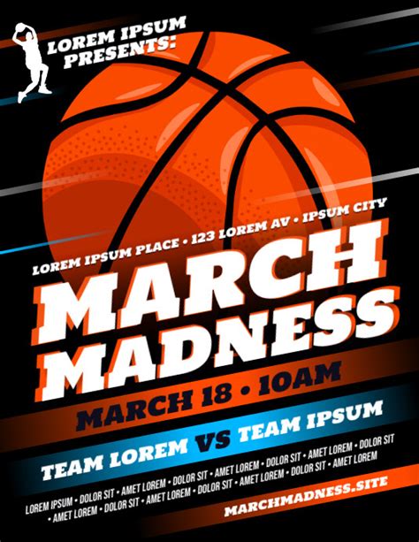 March Madness Flyer Template Postermywall