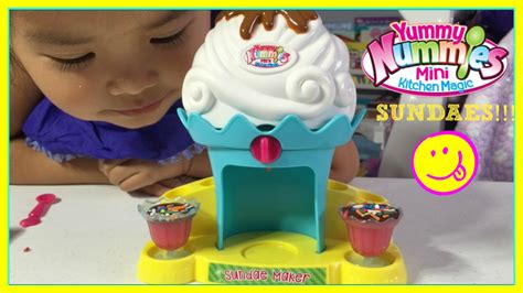 Yummy Nummies Mini Kitchen Magic Ice Cream Sundae Maker Opening Toy