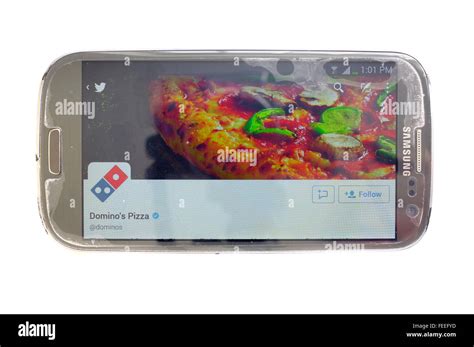 Dominos Twitter Account Hi Res Stock Photography And Images Alamy