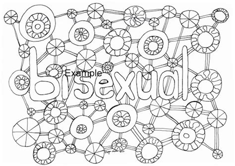 Items Similar To Bisexual Lgbtiapq Adult Colouring In On Etsy