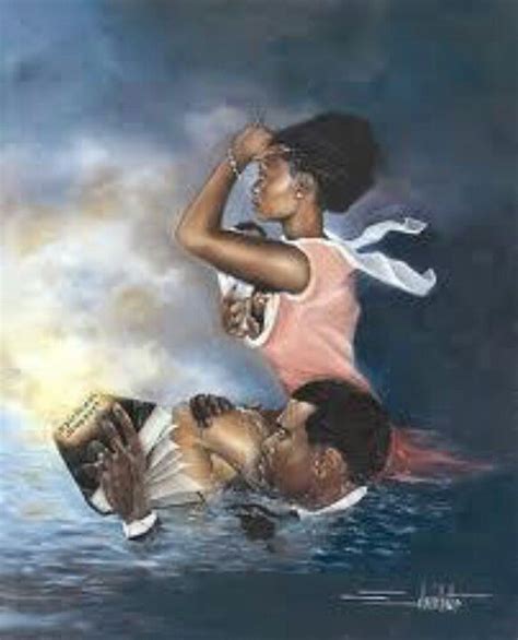 god will make a way he won t let us drown black love art african american art black art