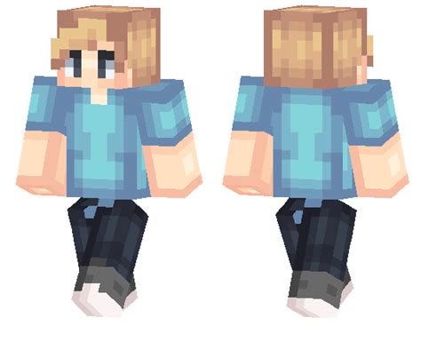 Blue Shirt Minecraft Pe Skins