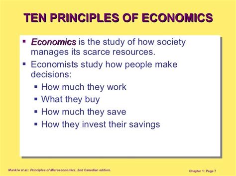 Ten Principles Of Economics
