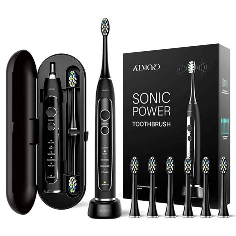 Atmoko Electric Toothbrush Sonic Power Whitening Toothbrush With