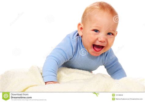 Laughing Baby Boy Stock Image Image Of Cute Innocent