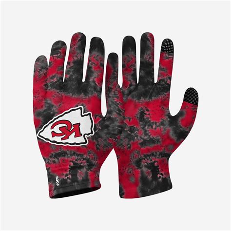Kansas City Chiefs 2 Pack Reusable Stretch Gloves Foco