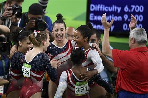 The Us Womens Gymnastics Team Wins Gold After A Gravity Defying Performance