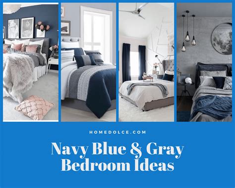 15 Navy Blue And Gray Bedroom Ideas Homedolce