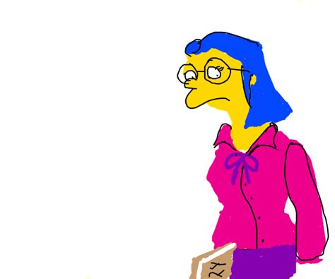 Miss Hoover The Simpsons Drawception