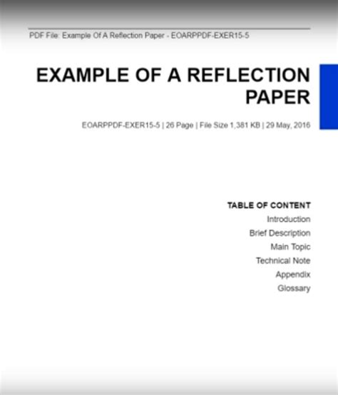 A good reflection paper has nothing in common with causal storytelling. How to Write a Reflection Paper - Paperstime reflection ...