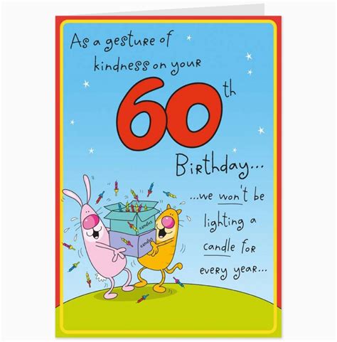 Happy 60th Birthday Cards Printable Printable Cards Doodlecards Funny