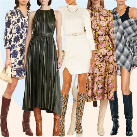 Best Boots To Wear With Dresses With Photos Ways To Style Them