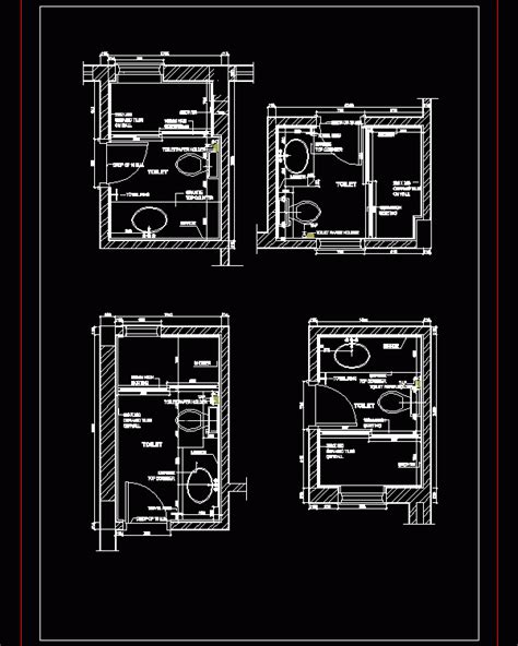 Toilet Dwg Detail For Autocad Designs Cad