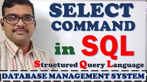 Select Commamd In Sql Dml Commands Sql Commands Where Clause