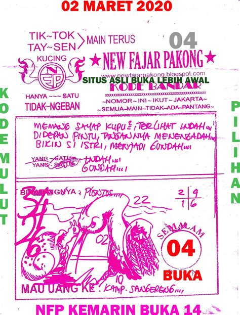 Kode Kalong Hk 2 Maret 2022 | Syair Hari Ini