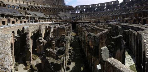 Inside The Colosseum Rome Editorial Stock Image Image Of Crowds