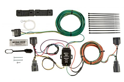 Plug and socket wiring diagrams: Hopkins 56200 Jeep Towed Vehicle Wiring Kit