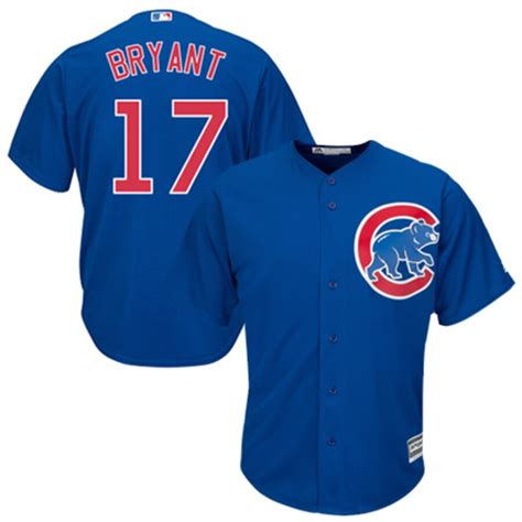Mens Chicago Cubs Kris Bryant Majestic Royal Alternate Cool Base