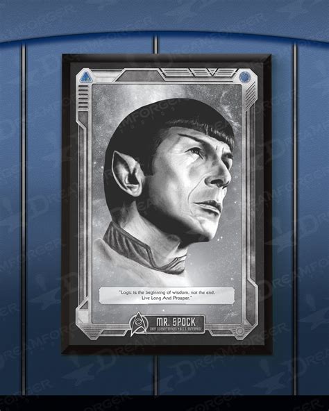 Star Trek Spock Starfleet Academy Character Profile Poster Etsy
