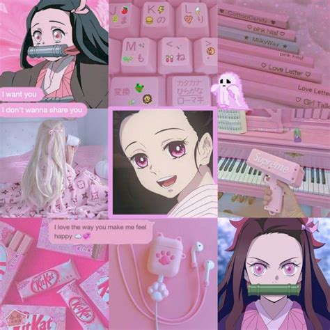 Nezuko Kamado Pink Aesthetic Wallpaper Arte Delle Anime Arte Fumetti