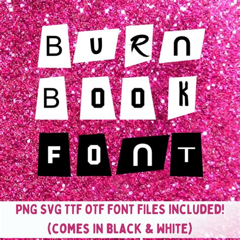 Burn Book Font Download Wallpaperhdiphonekeyboard - vrogue.co