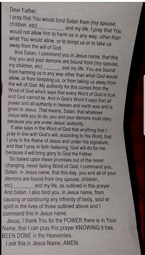 I Wanted To Share A Powerful Prayer That Will Help In The Battle Of